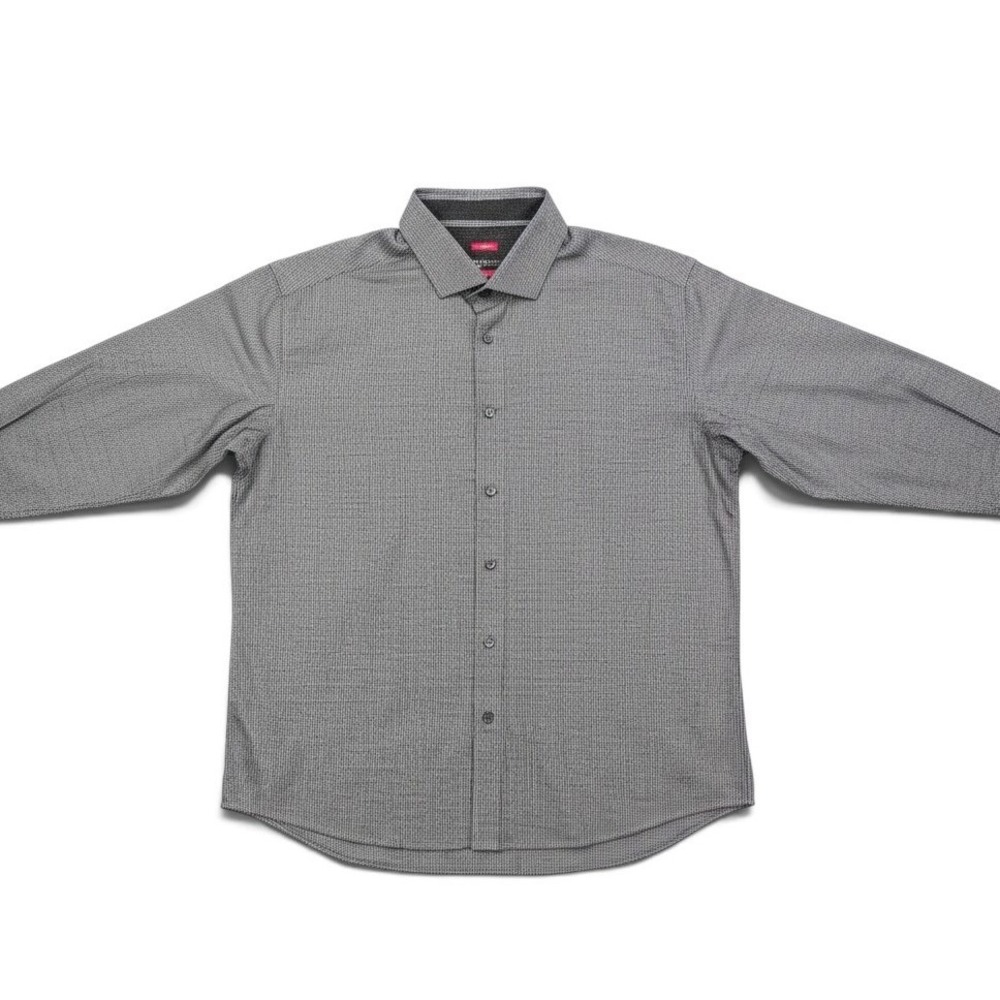 AWEARNESS Kenneth Cole Awear-Tech Non-Iron Slim Fit Dress Shirt 18.5 34/35